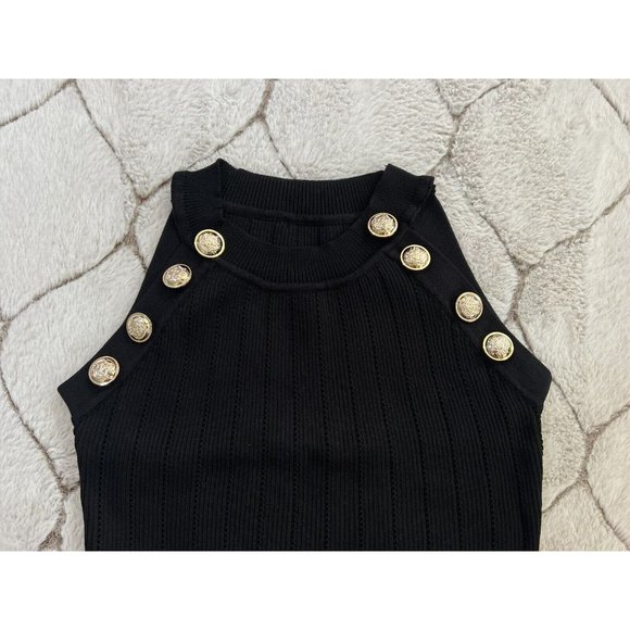 DAIMARAN Rome Women's Matching Set 2 Pieces Tank Top + Pants Black M - Picture 6 of 6